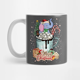 Elephant Christmas Drink Mug